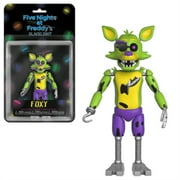 Kdfny FNAF Blacklight Series Action Figures – 6” Glow-in-the-Dark Articulated Nights Freddy's Joint-Movable Collectible Figures for Fans \u0026 Horror Game Enthusiasts